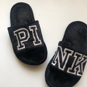 PINK Victoria's Secret Shoes - PINK Slippers! PINK Victoria's Secret Shoes - PINK Slippers!